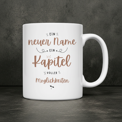 Tasse "Namensänderung"