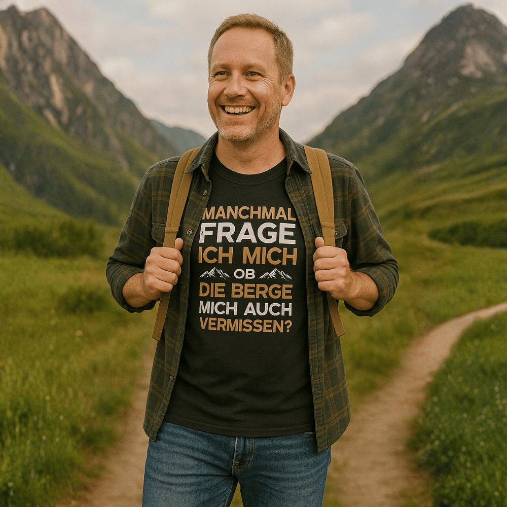 Männer T-Shirt Berge
