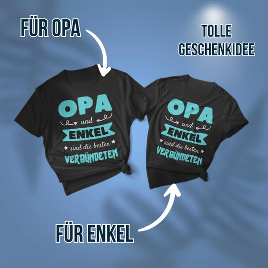 Opa Enkel Partnerlook T-Shirts "Verbündete"