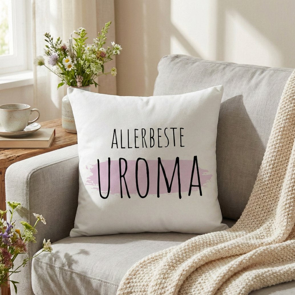 Sofakissen "Allerbeste Uroma"