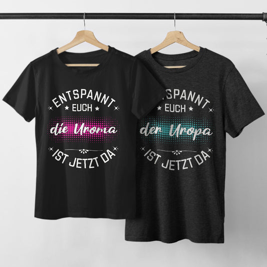 T-Shirt Bundle Urgroßeltern "Entspannt euch"