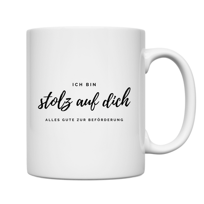 Tasse "Alles Gute zur Beförderung"