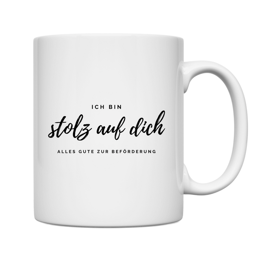 Tasse "Alles Gute zur Beförderung"