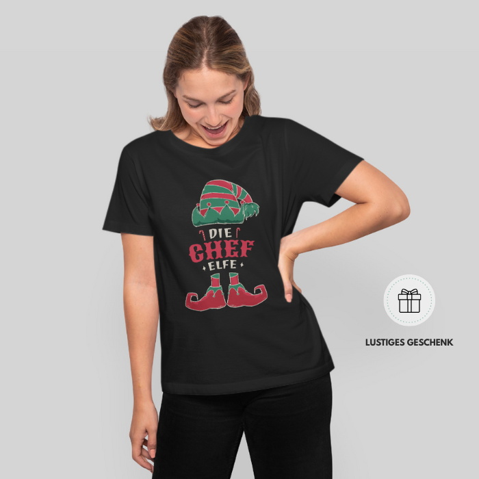 Frauen T-Shirt "Chef Elfe"