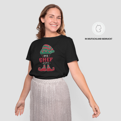 Frauen T-Shirt "Chef Elfe"
