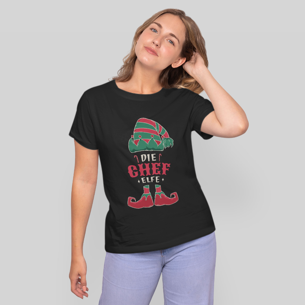 Frauen T-Shirt "Chef Elfe"