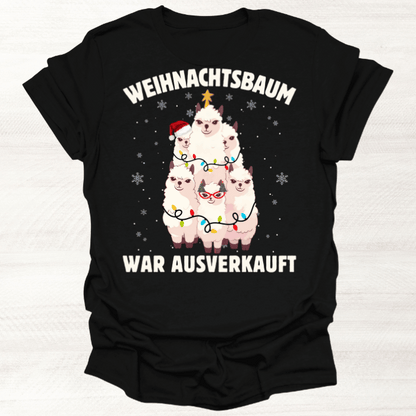 Weihnachtsshirt Damen lustig "Weihnachtsbaum war ausverkauft"