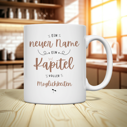 Tasse "Namensänderung"