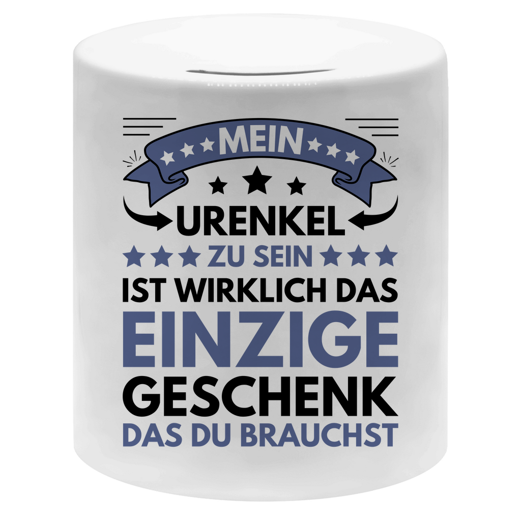 Spardose "Mein Urenkel zu sein ist wirklich das einzige Geschenk"