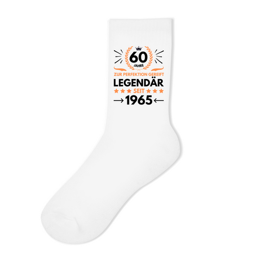 Socken "60. Geburtstag 1965"