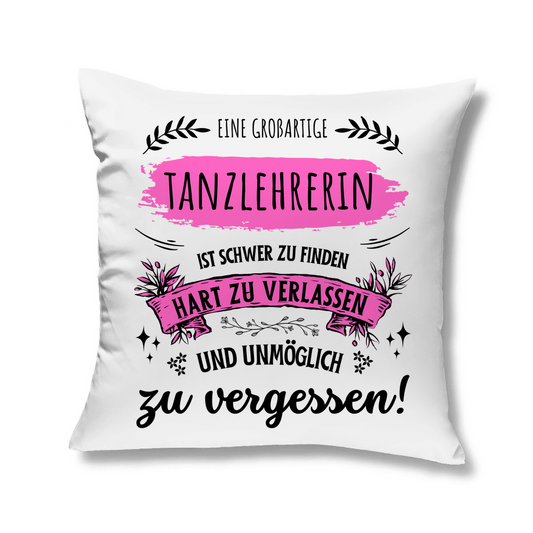 Sofakissen "Abschiedsgeschenk Tanzlehrerin"