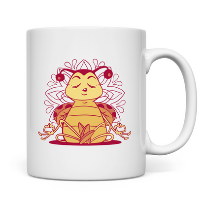 Tasse "Meditierender Marienkäfer"