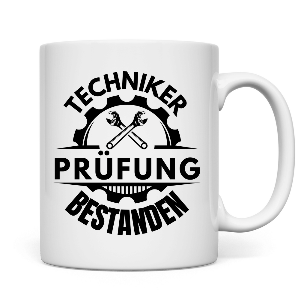 Tasse "Techniker Prüfung bestanden"