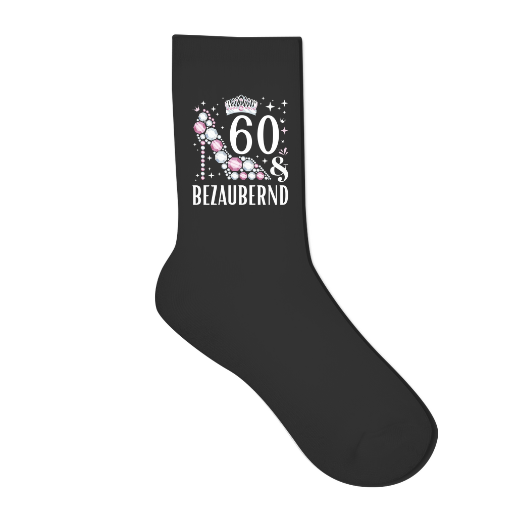 Socken "60 und bezaubernd"