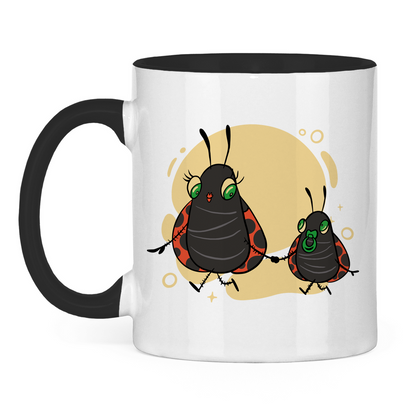 Tasse "Marienkäfer Mama und Kind"