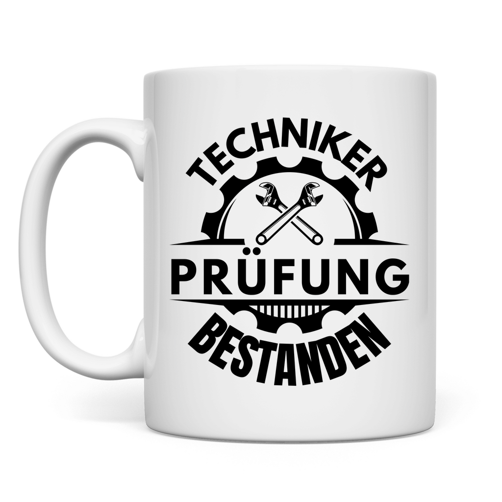 Tasse "Techniker Prüfung bestanden"