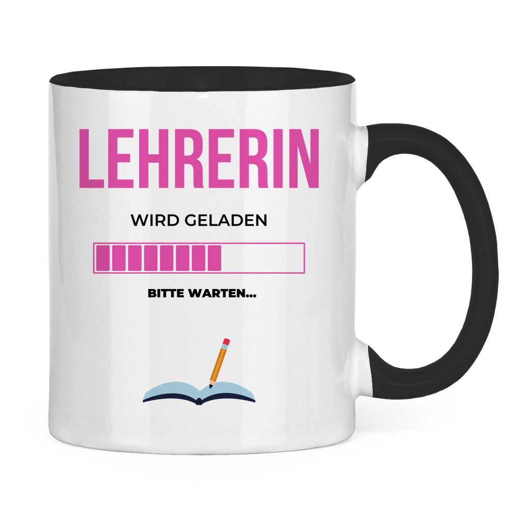 Tasse zweifarbig "Angehende Lehrerin"