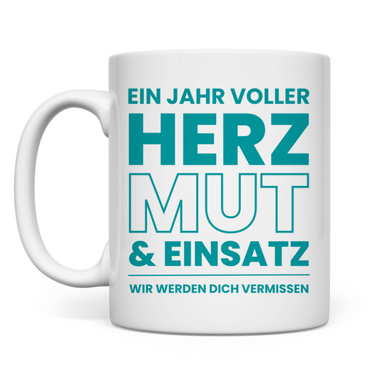 Tasse FSJ Abschiedsgeschenk