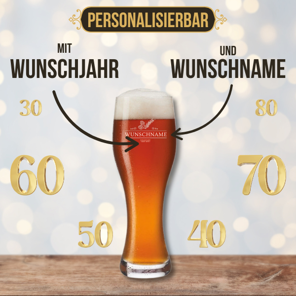 Bierglas Geschenk Geburtstag Männer