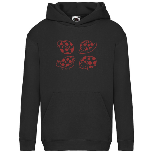 Kids Basic Hoodie "4 Marienkäfer"