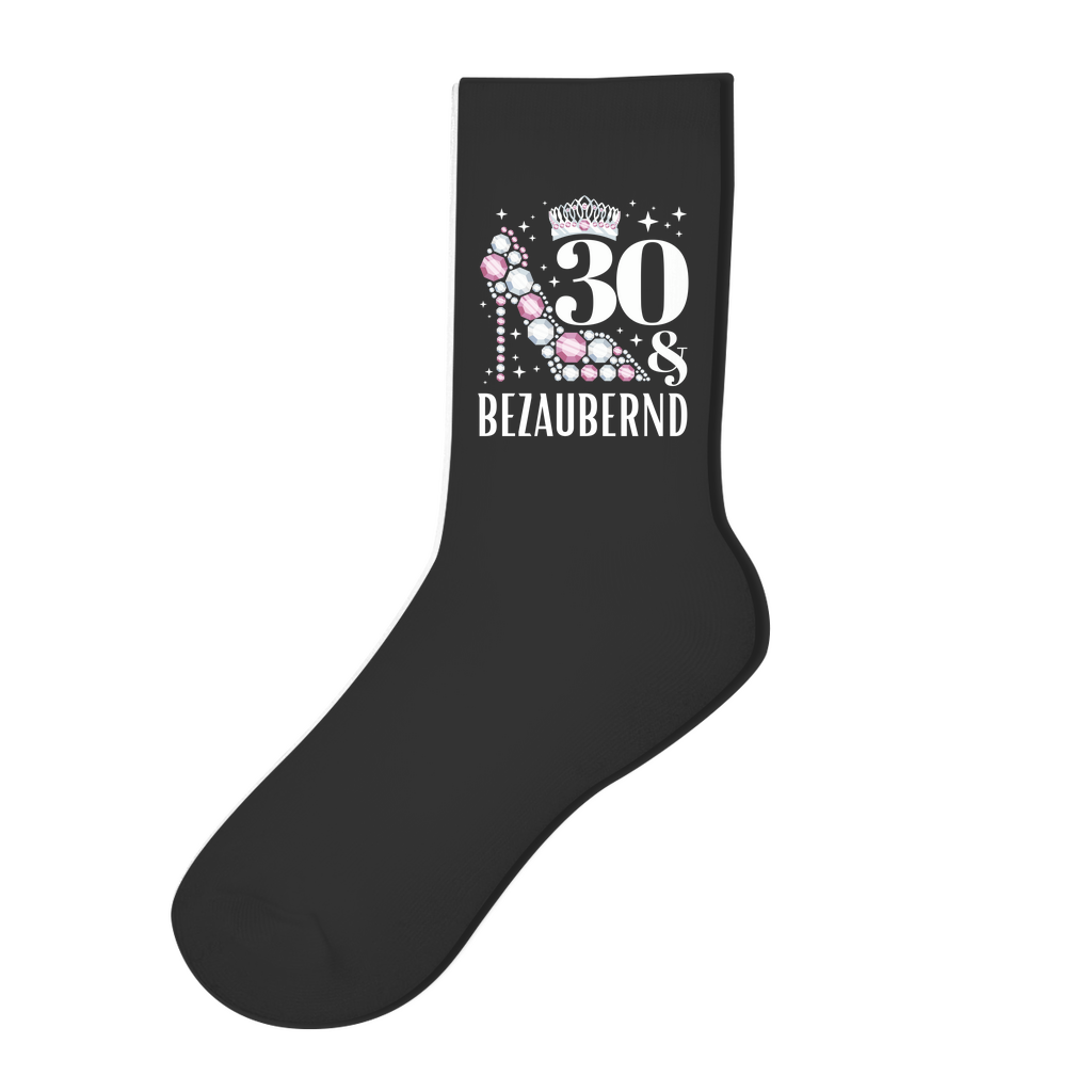 Socken "30 und bezaubernd"