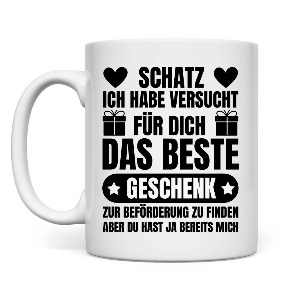 Tasse "Geschenk für den Partner zur Beförderung"