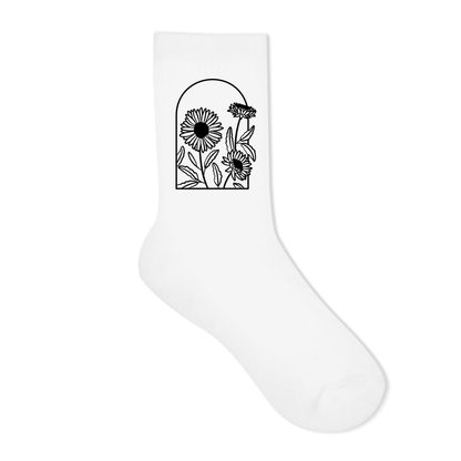 Socken "Elegante Gänseblümchen"