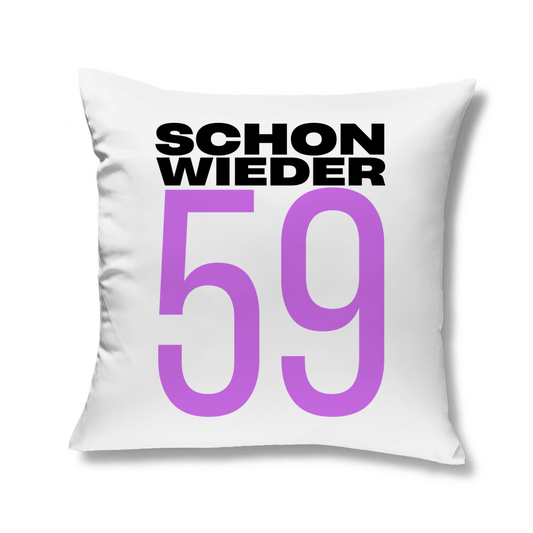 Sofakissen "Schon wieder 59" (Lila)