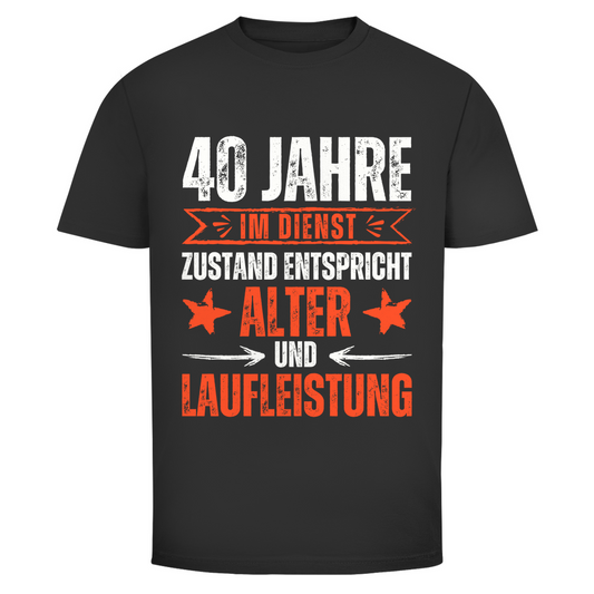 Herren T-Shirt "40 Jahre Dienstjubiläum"