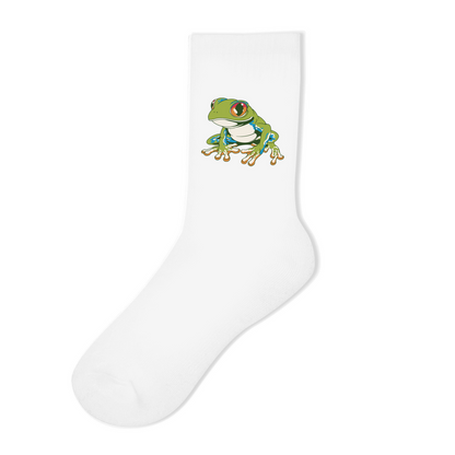 Socken "Frosch mit roten Augen"