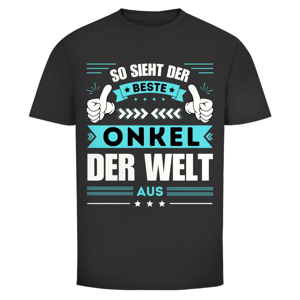 Männer T-Shirt "So sieht der beste Onkel der Welt aus"