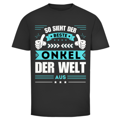 Männer T-Shirt "So sieht der beste Onkel der Welt aus"