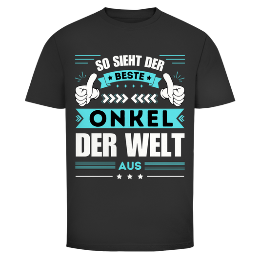Männer T-Shirt "So sieht der beste Onkel der Welt aus"