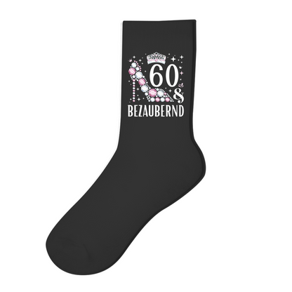 Socken "60 und bezaubernd"