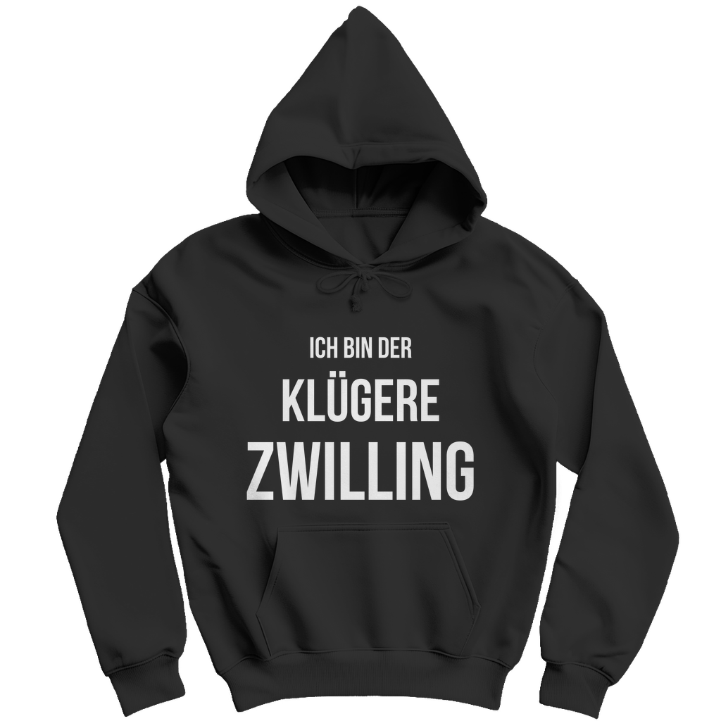 Männer Hoodie "Ich bin der klügere Zwilling"