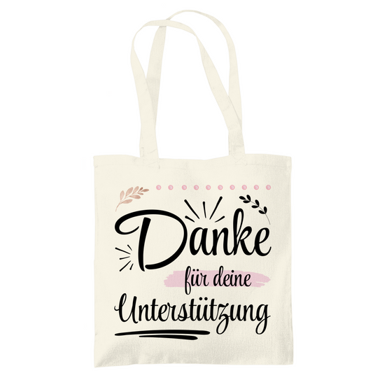 Tragetasche "Danke für deine Unterstützung"
