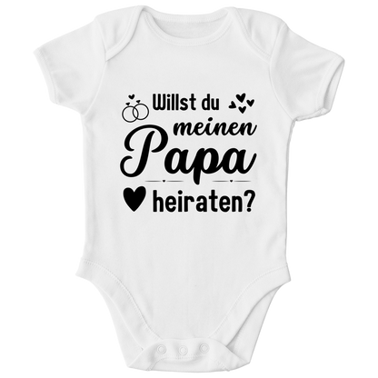 Baby Bio Body "Willst du meinen Papa heiraten?"