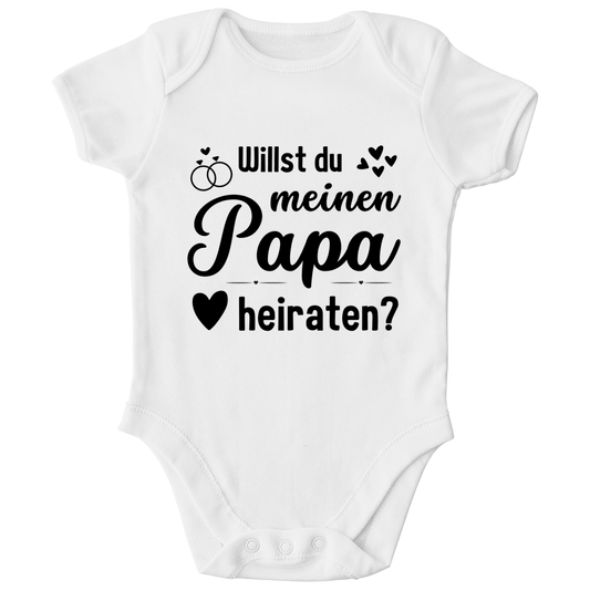 Baby Bio Body "Willst du meinen Papa heiraten?"