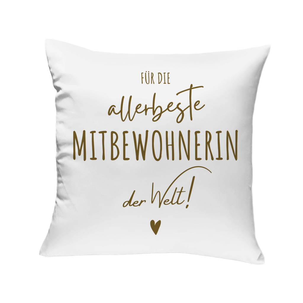 Sofakissen "Für die allerbeste Mitbewohnerin der Welt!"