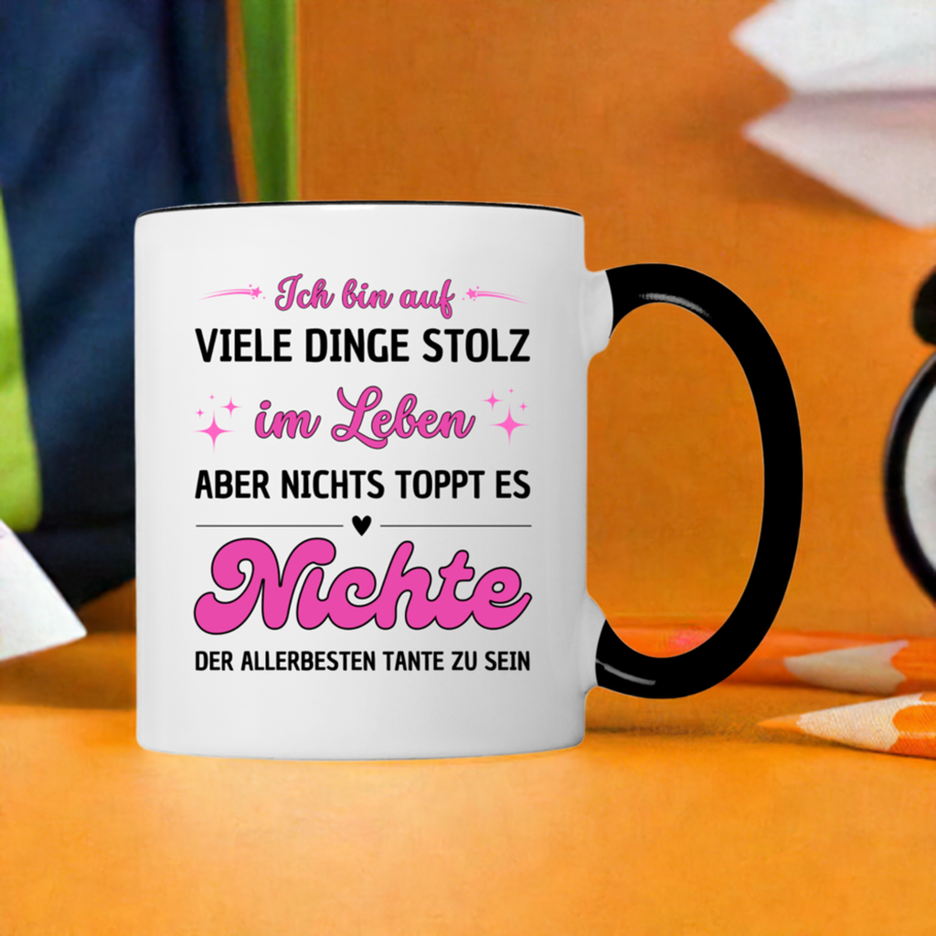 Tasse "Nichts toppt es Nichte zu sein"