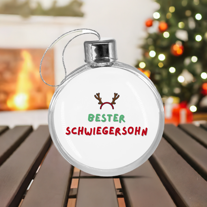 Weihnachtskugel "Bester Schwiegersohn"