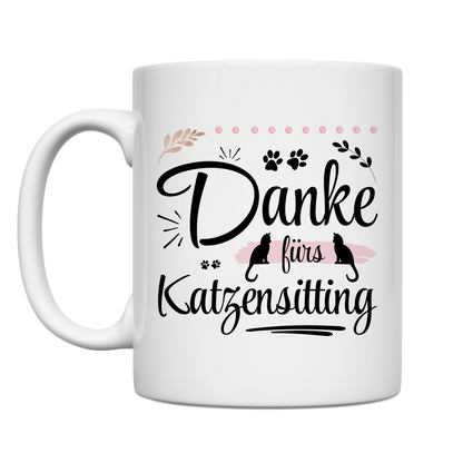 Tasse "Danke für Katzensitting"
