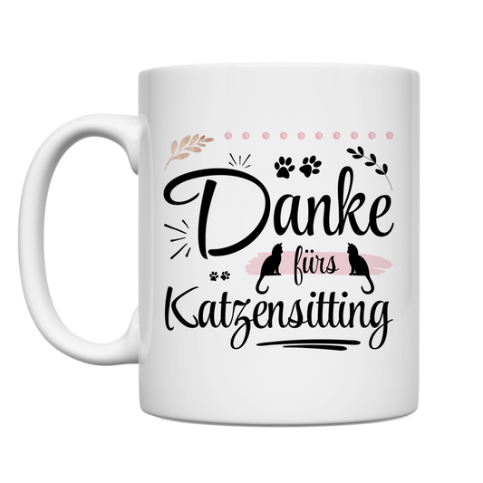 Tasse "Danke für Katzensitting"