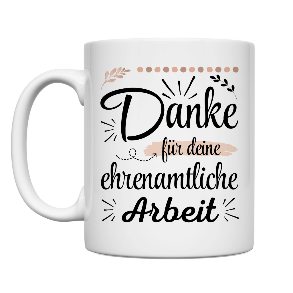 Tasse "Danke für deine ehrenamtliche Arbeit"