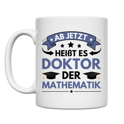 Geschenk Promotion Mathematik Tasse