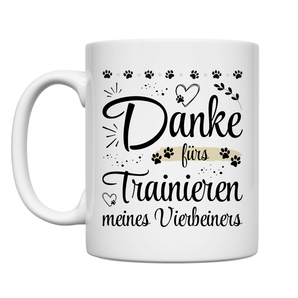 Tasse Danke Geschenk Hundetrainer