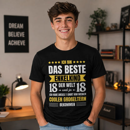 Männer T-Shirt "Das beste Enkelkind" (von Oma und Opa)