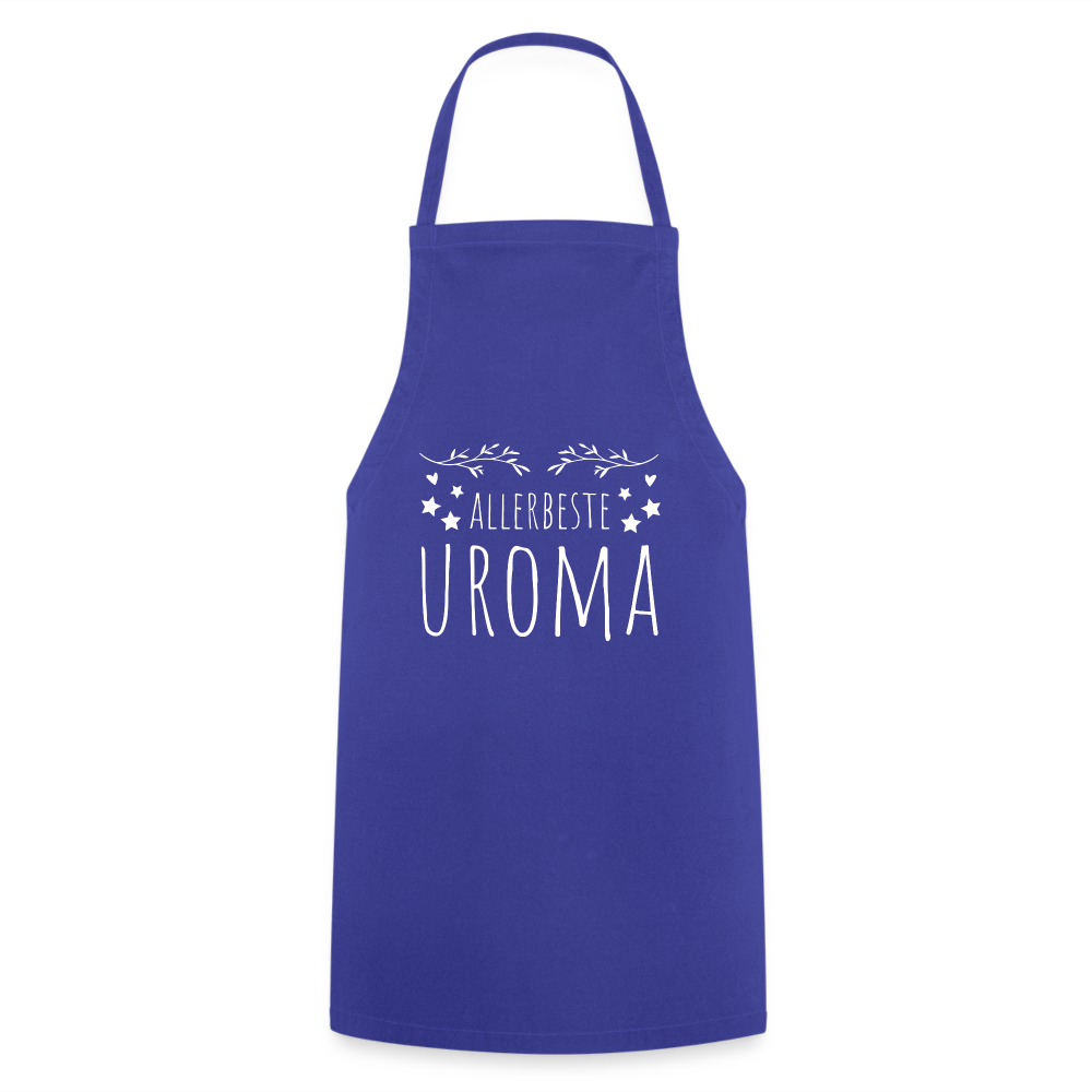 Kochschürze "Allerbeste Uroma" - Royalblau