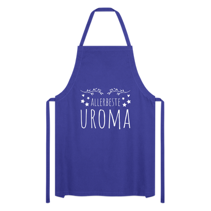 Kochschürze "Allerbeste Uroma" - Royalblau