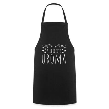 Kochschürze "Allerbeste Uroma" - Schwarz